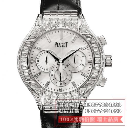 伯爵Piaget 非凡珍品系列 G0A35112 满天星镶钻 全自动多功能机械表 进口机芯
