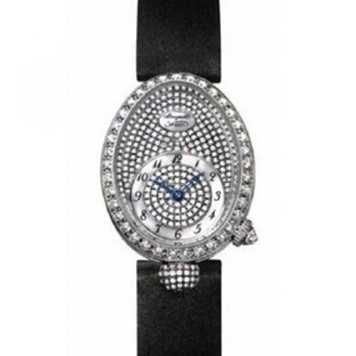 宝玑Breguet REINE DE NAPLES那不勒斯皇后系列8928BB/8D/844 DD0D 包18K白金 女士自动机械表