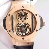 宇舶Hublot 陀飞轮系列 18K玫瑰金 手动上链男士自动机械腕表