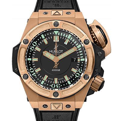 宇舶Hublot 系列King Power Oceanographic 4000腕表731.OX.1170.RX 玫瑰金 男士自动机械表