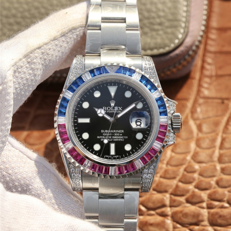 高仿rolex潜航者型 OW厂出品劳力士40毫米904钢 复刻男表