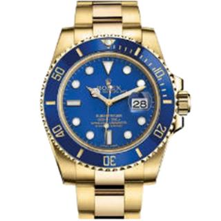 劳力士金水鬼复刻表 ew厂手表全金蓝水鬼 116618LN 自动机械表 40mm