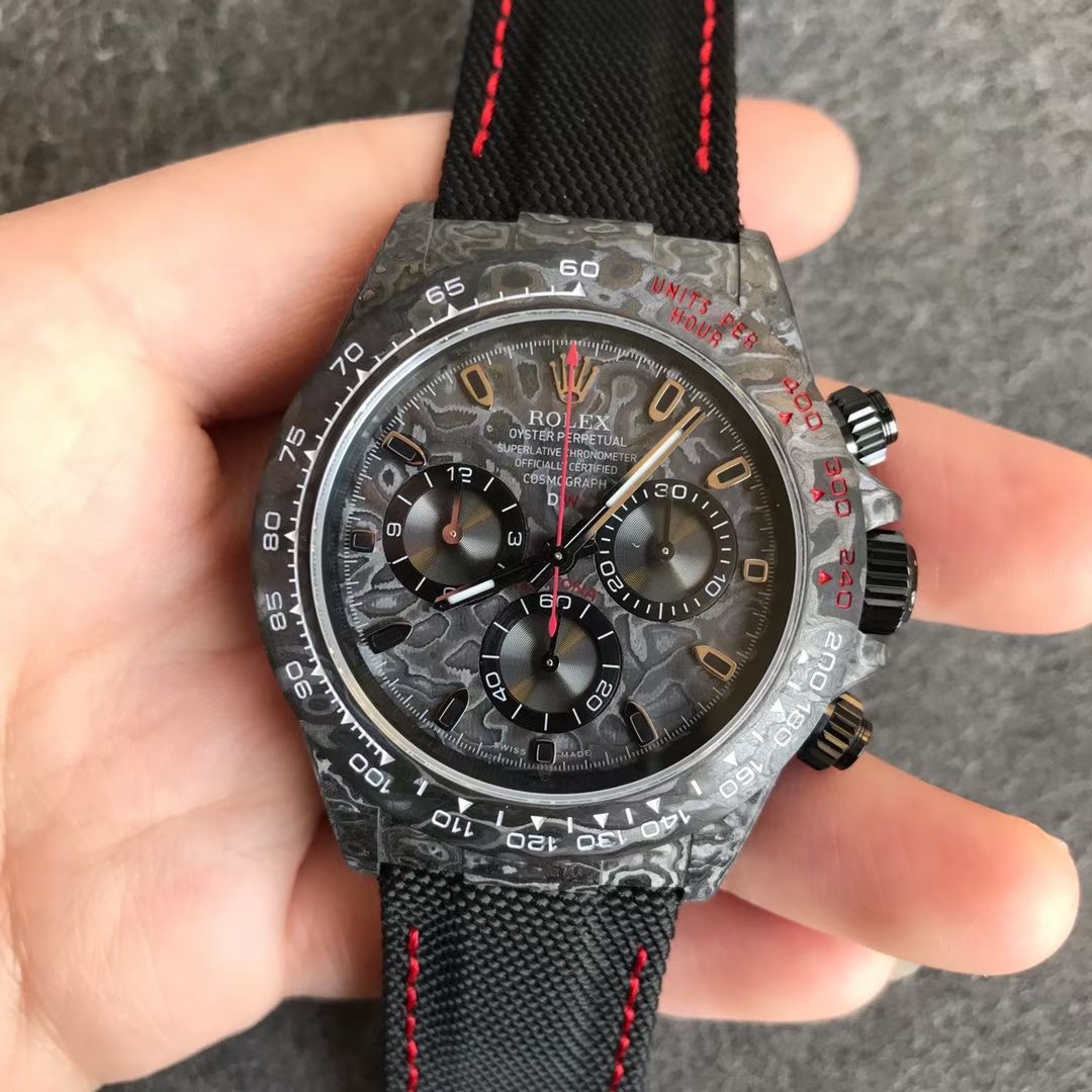 哪个厂手表劳力士迪通拿复刻表的好 n厂手表劳力士碳纤维迪通拿 Diw定制版