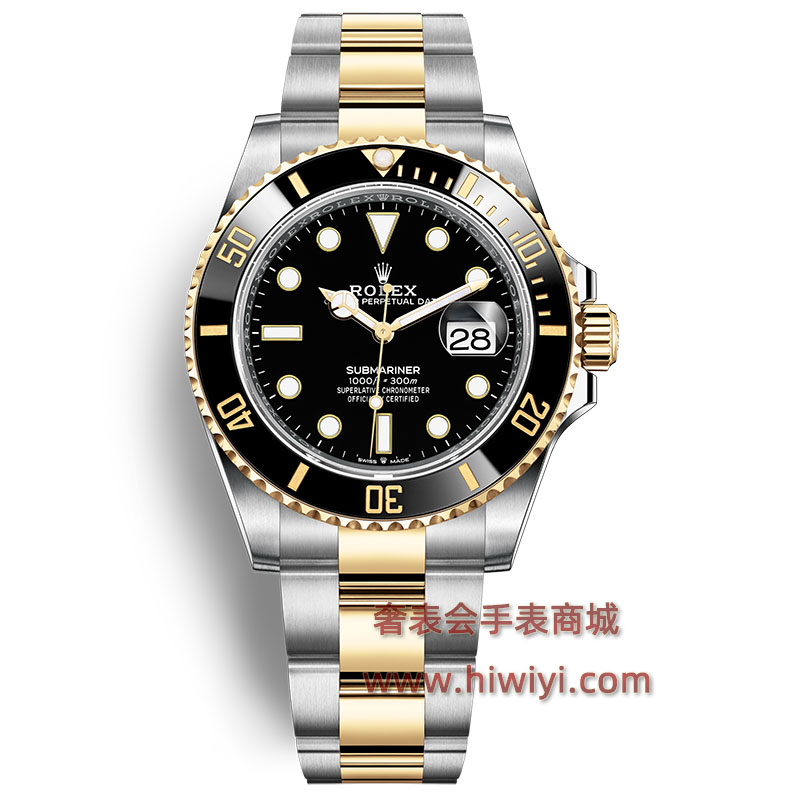 高仿表劳力士黑水鬼价格 ew厂手表劳力士间金黑水鬼126613LN 41毫米
